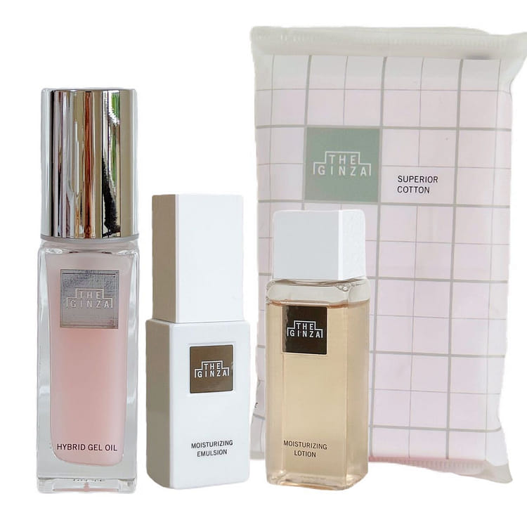 THE GINZA化粧水 乳液
ザ・ギンザ 化粧水 乳液 セット THE GINZA 御銀座化妝水乳液美容油旅行套裝- Weee!