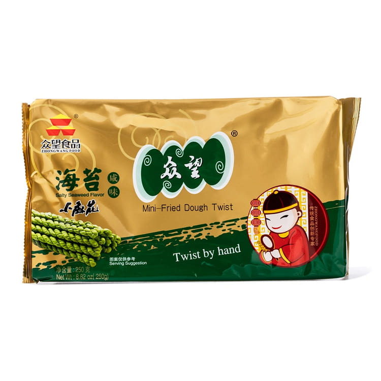 まお菓子 Zhongwang のり塩味麻花 250g - Weee!