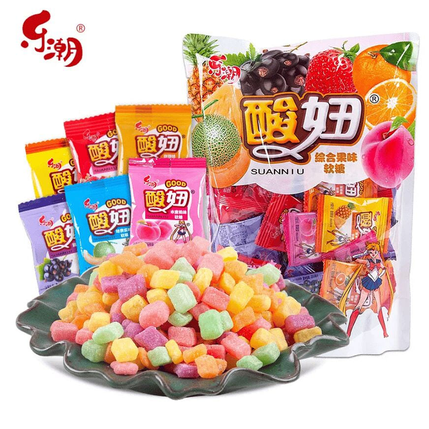 Childhood snacks: Sour girl gummies 310g/bag 310 g