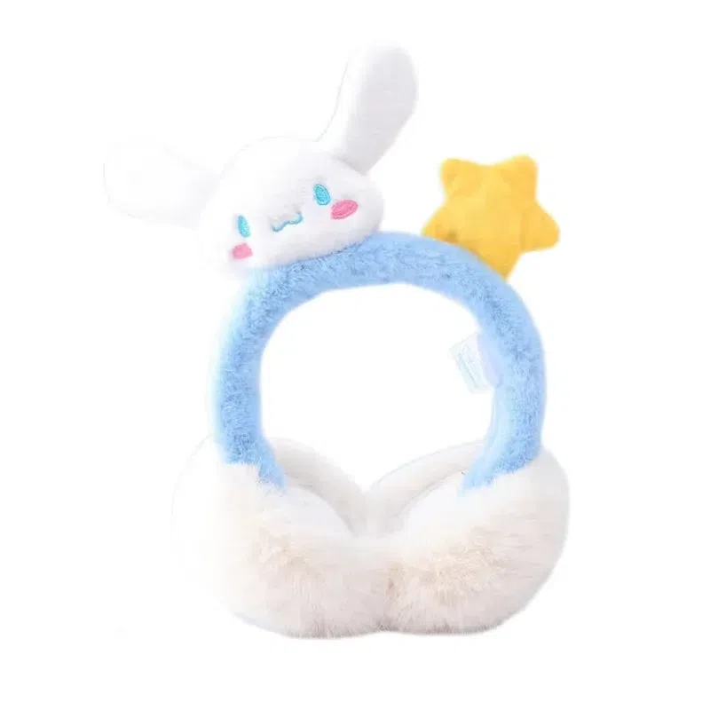 Sanrio Children's Plush Folding Earmuffs For Winter Warmth -Star Cinnamoroll 1 개
