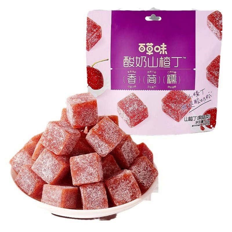 Yogurt & Hawthorn Cube Fruit Leather Roll (80g) 80 g