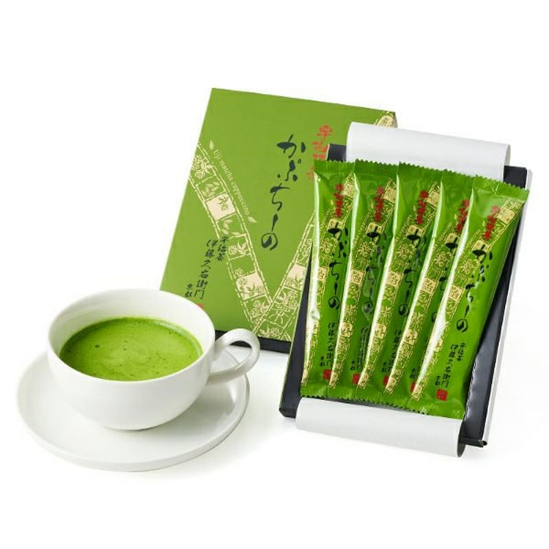Ito Kyuemon Uji Matcha Cappuccino 12gx5 sticks 1 box