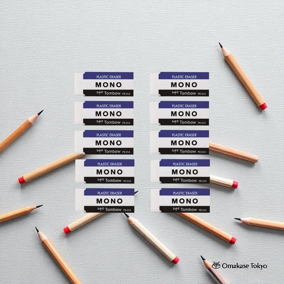 Tombow MONO PE01 Eraser 10 Pieces 110 그램