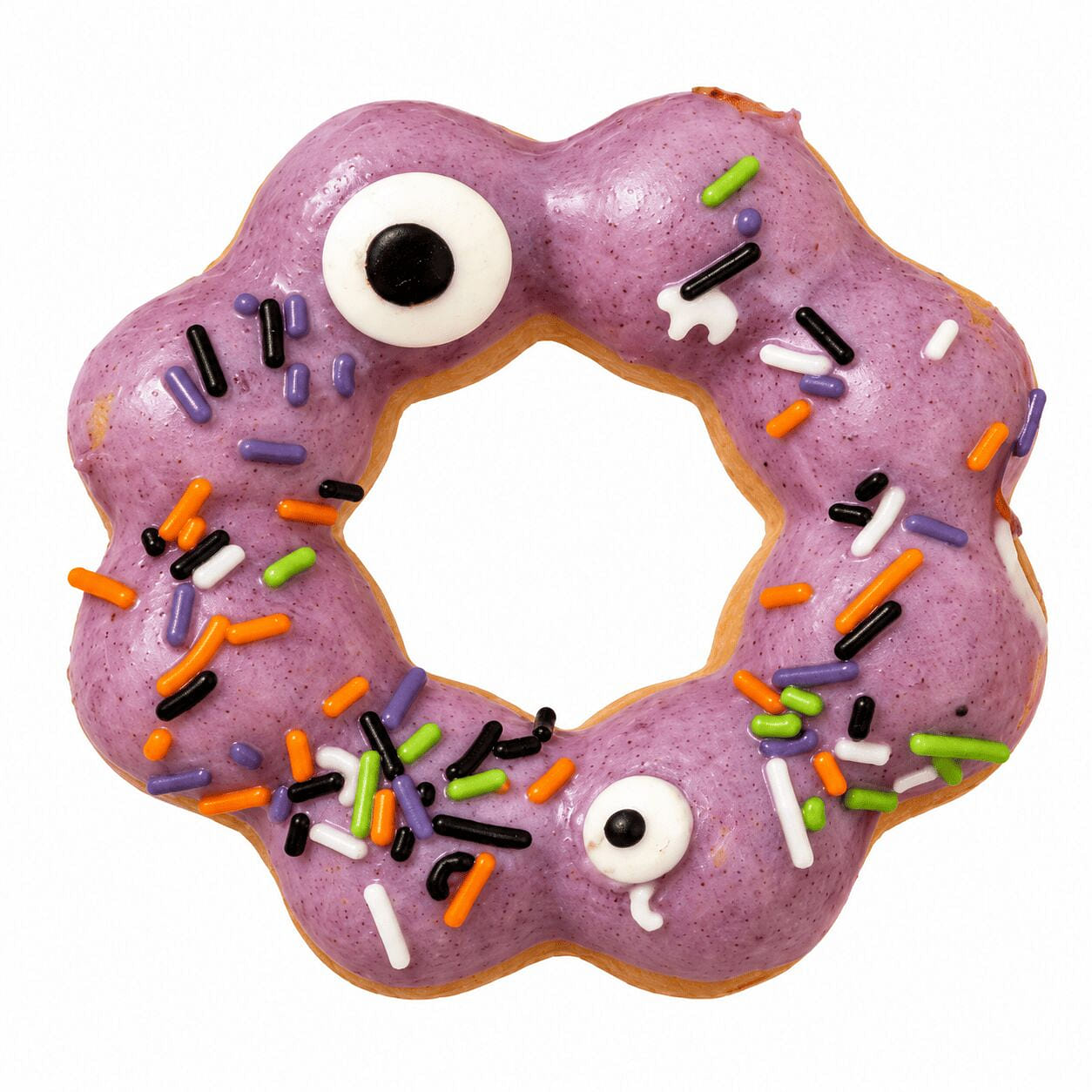 Halloween Limited Purple Monster Mochi Donut 1 each