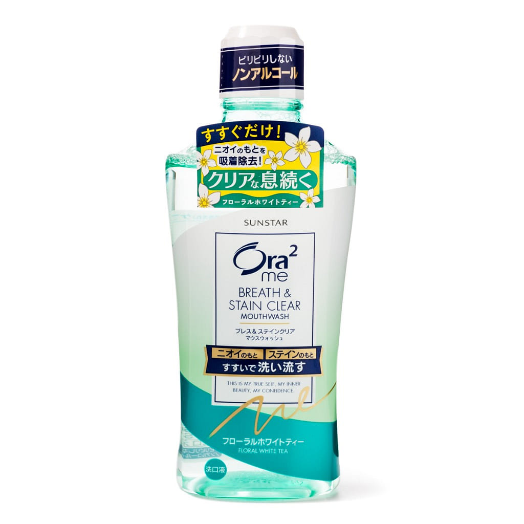 Sunstar Ora2 亮白净色漱口水 白茶花香 460 毫升