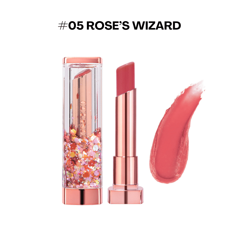 CORINGCO Shalala Snow Ball Sparkle Lip Balm #5 Rose's Wizard 1 개
