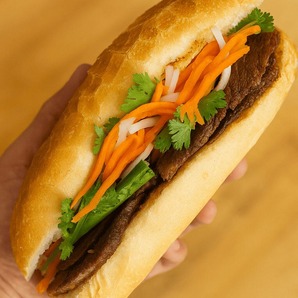 French Bread With Char-grilled Beef 1 개