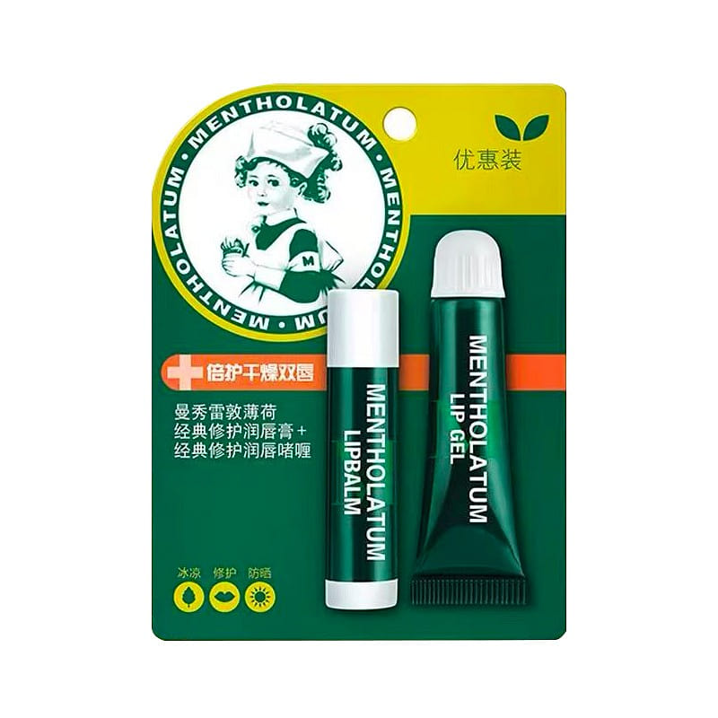 Mentholatum Lip Balm + Gel for Dry Lips 11.5 g