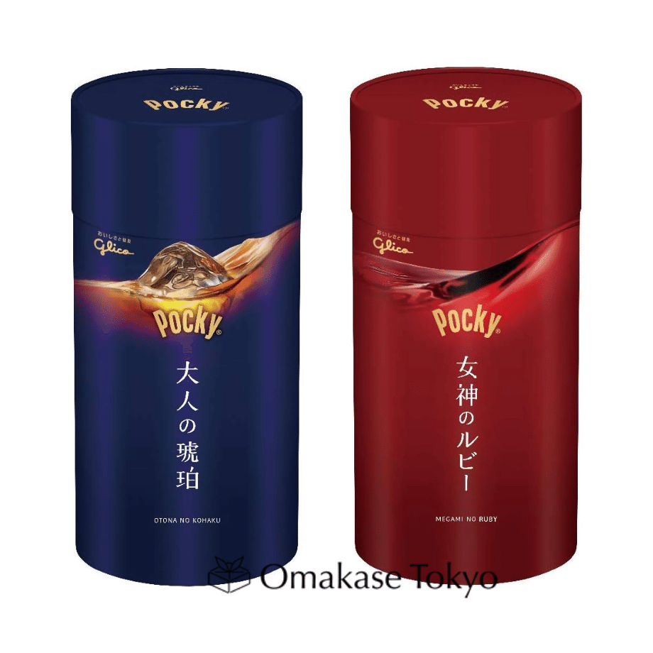 Glico Pocky Adult Amber & Goddess Ruby assorted 500 그램
