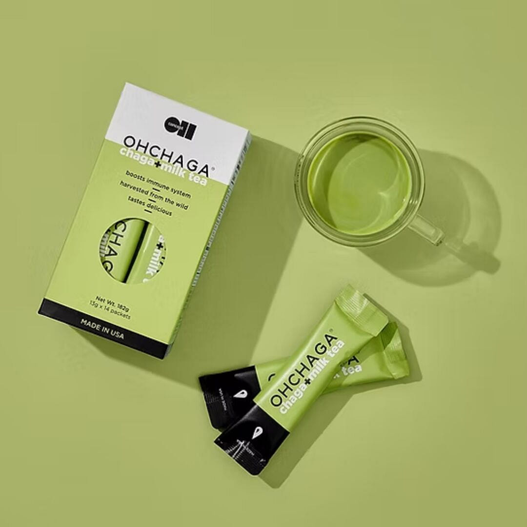 OHCHAGA Chaga Mushroom Matcha Latte 14 packs 1 箱