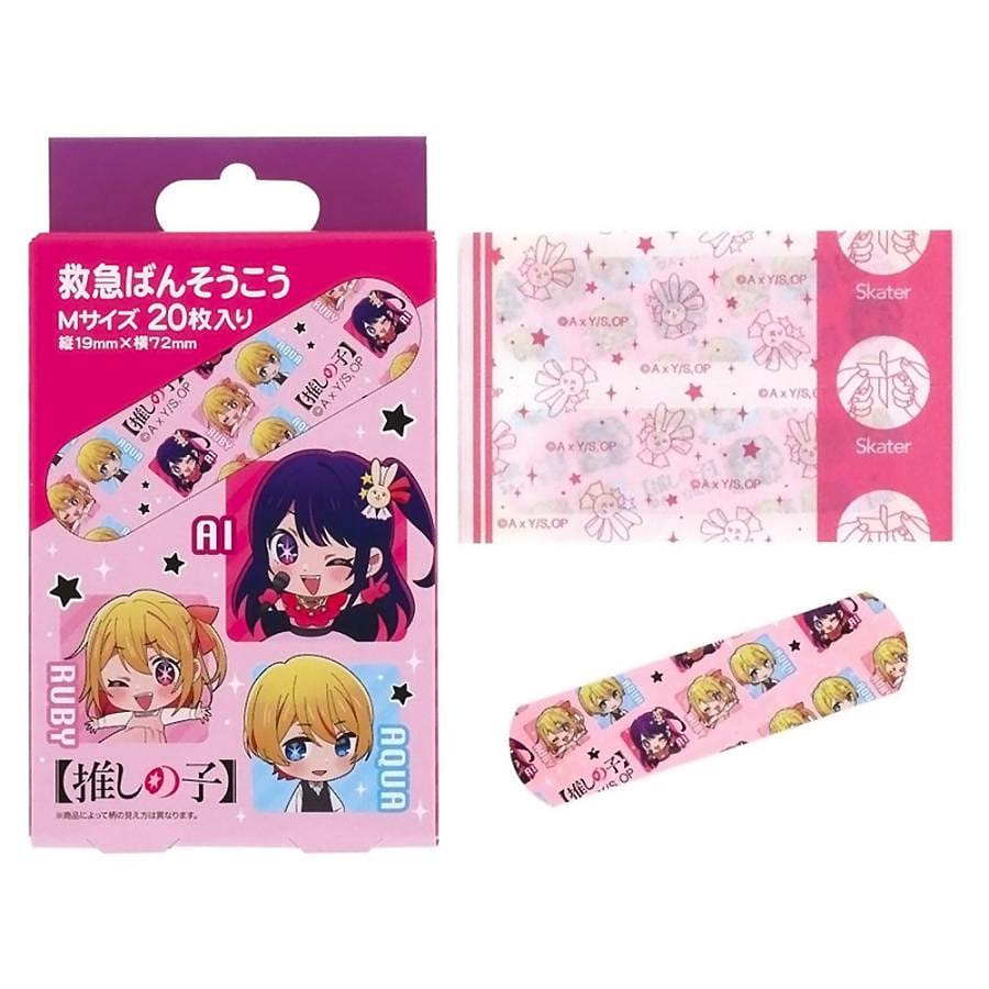 Skater Oshi no Ko Cute Aid Bandages (Size M) 20 อัน