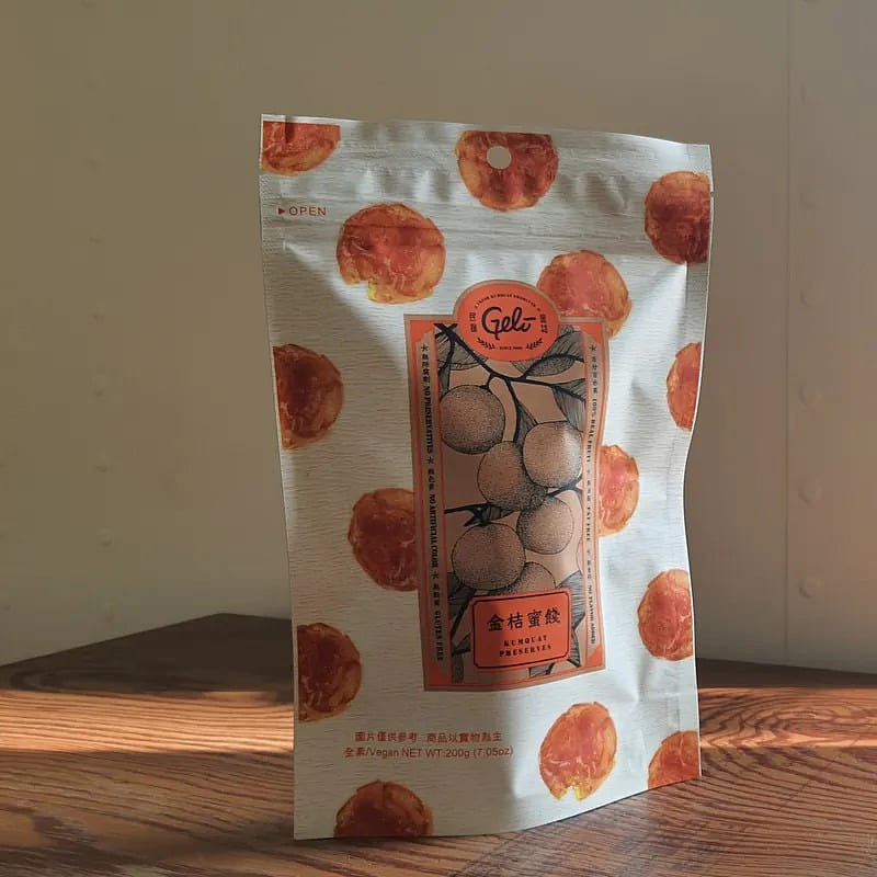 Minsyong Kumquat -Kumquat Preserved Fruit (Aluminum Foil Bag) 200g 200 g
