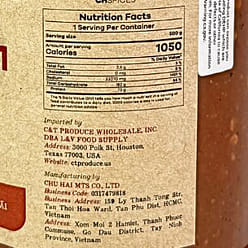 Chu Hai Medium Spicy Vietnamese Hot Sauce - 17.6oz 500 g