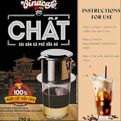 Vinacafe Chat Instant Coffee Mix - 10 packetsx29gm 290 g