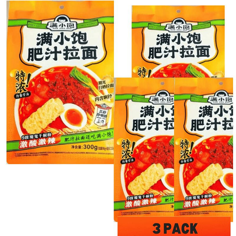 Manxiaobao Rich Sauce Ramen Extra Thick300g*3pcs 300 그램