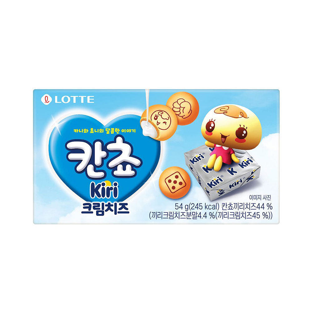 롯데 칸쵸 끼리 크림치즈 54 그램