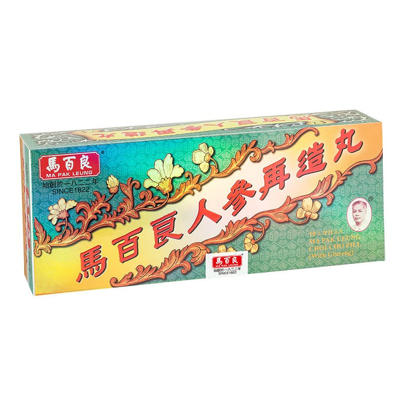 Choi Cho Pill with Ginseng - MA PAK LEUNG 10 개입