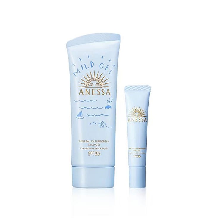 Shiseido Anessa Mineral UV Sunscreen Mild Gel for Sensitive Skin