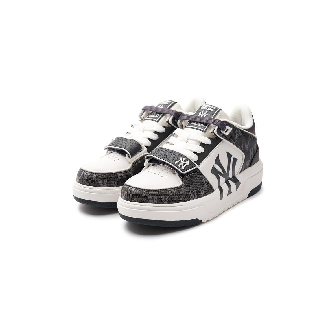 Korea Direct - MLB Korea Unisex Chunky Liner Mid Denim Shoes NY Yankees Black 290(M11.0-W12.0) 1 count