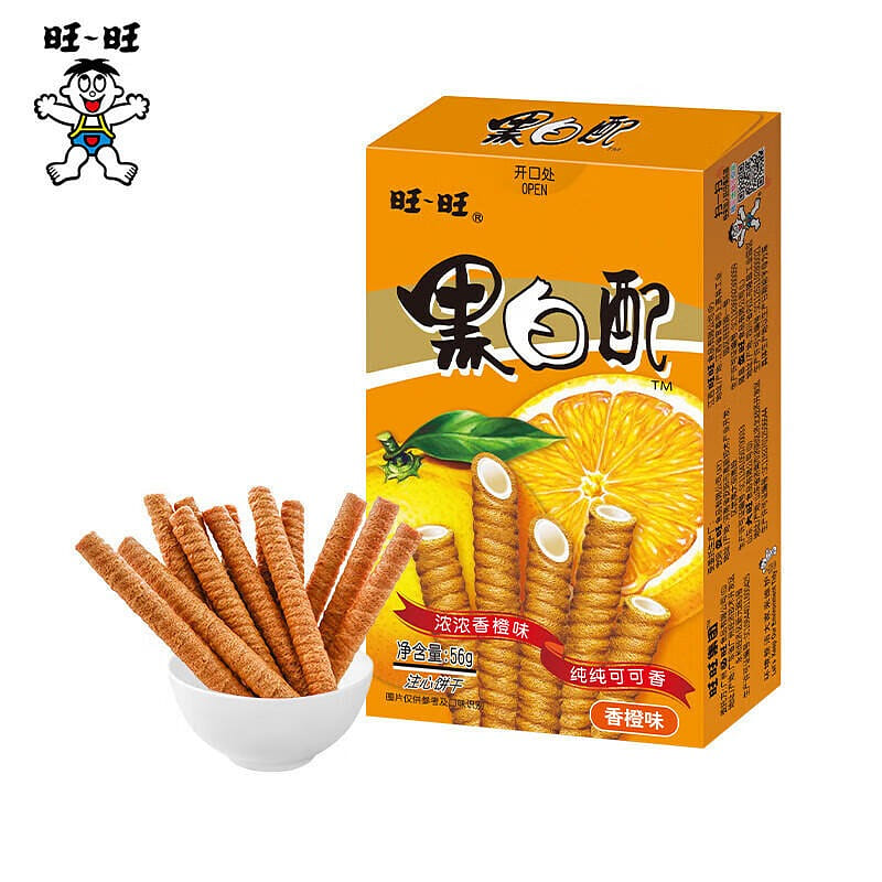 [2 boxes] The filled roll is orange-flavored 112 g
