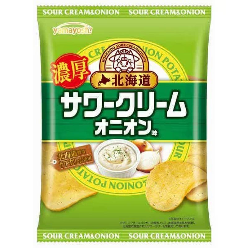Yamayoshi Hokkaido Sour Cream & Onion Chips 47g 1 each