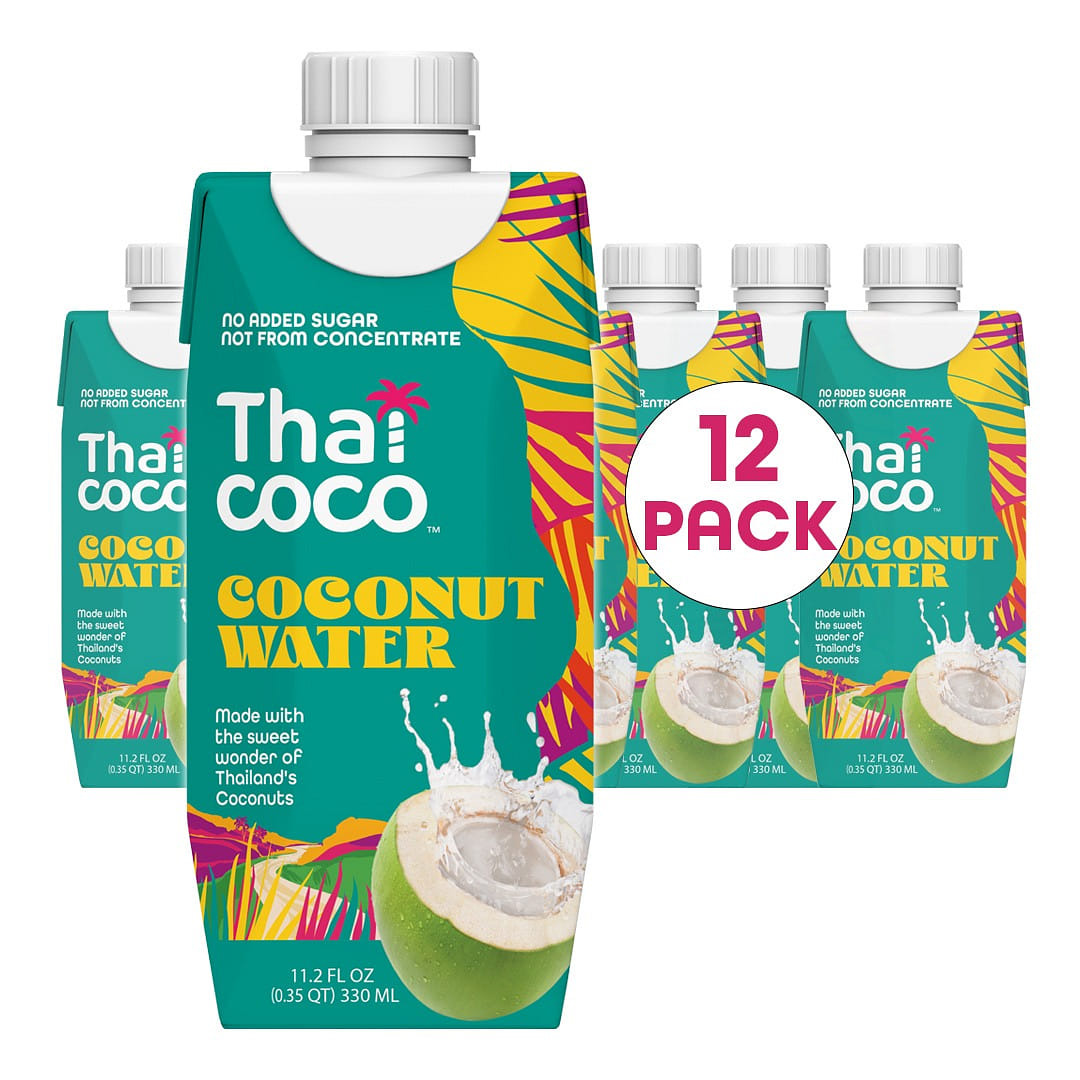 Thai Coco Organic Coconut Water 11.2 fl oz 12 pack