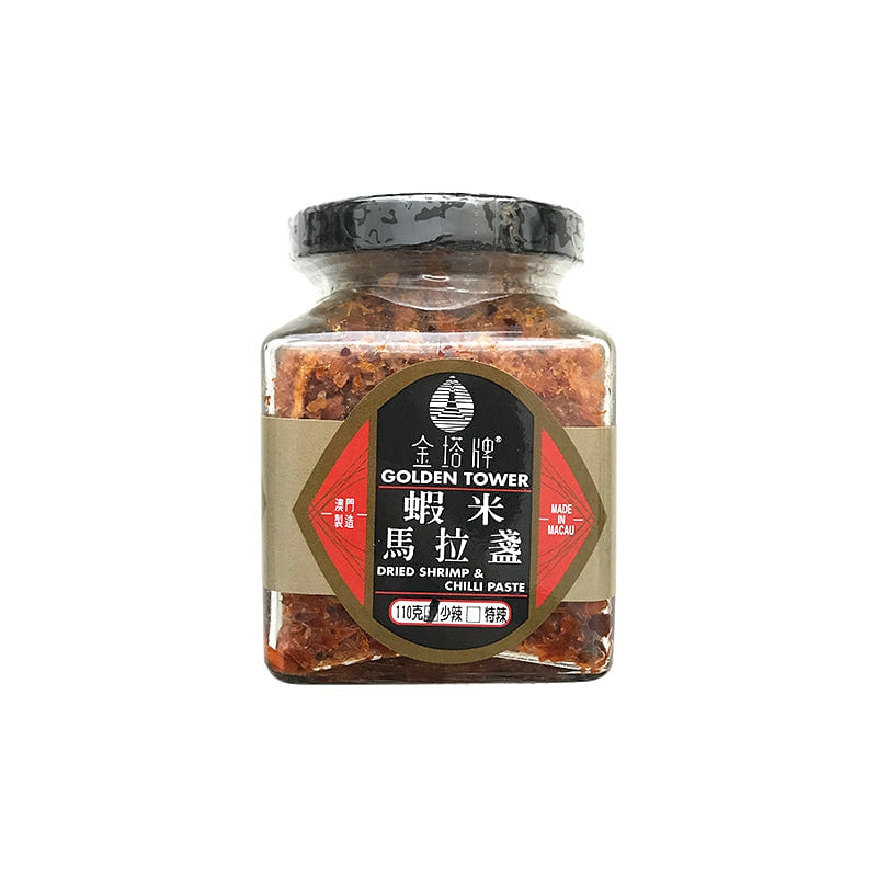 澳门 金塔牌虾米马拉盏少辣110g 110 克