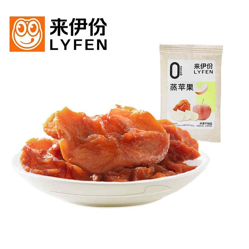 Laiyifen steamed dried apples, 80g 80 g