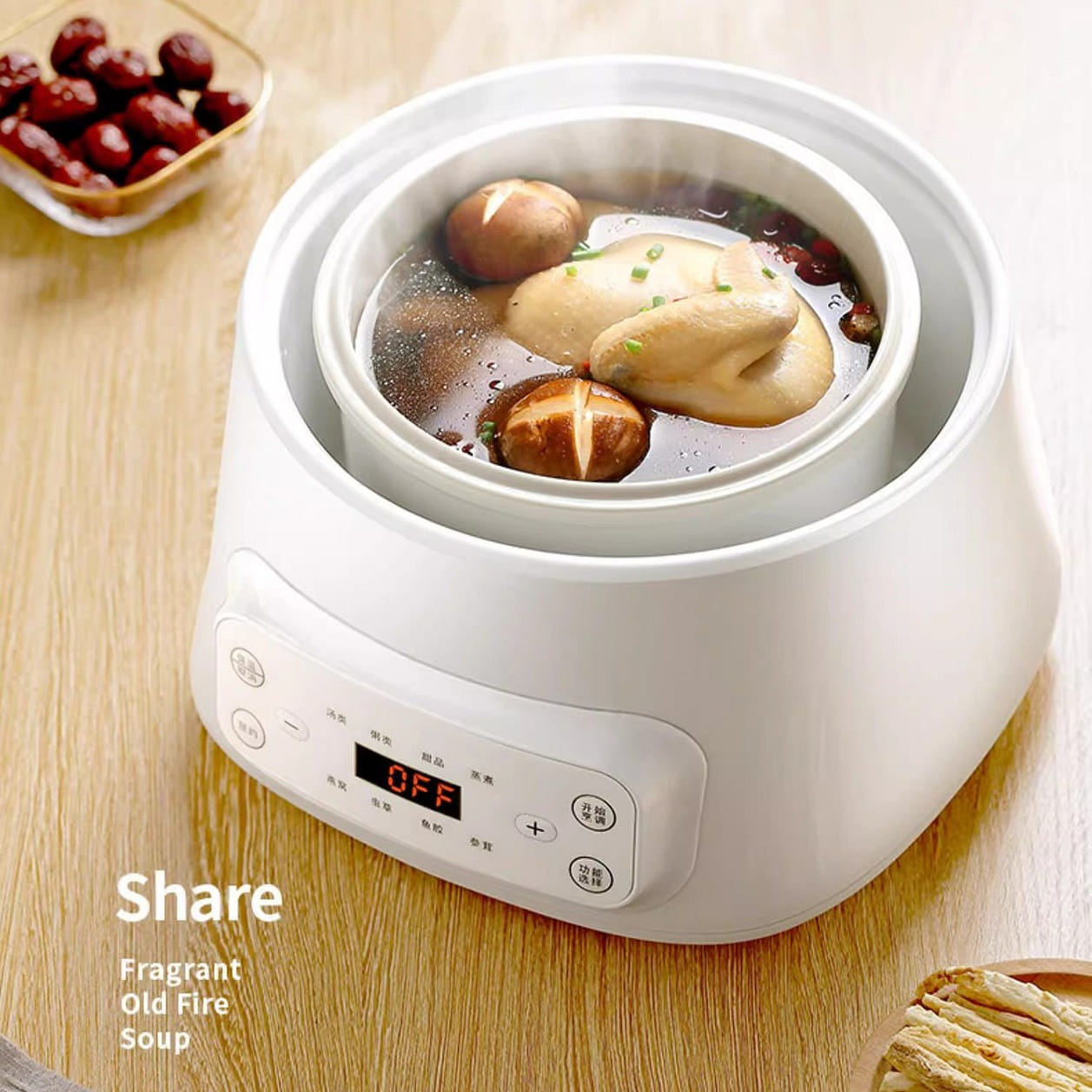 3L Electric Slow Cooker 1 pack