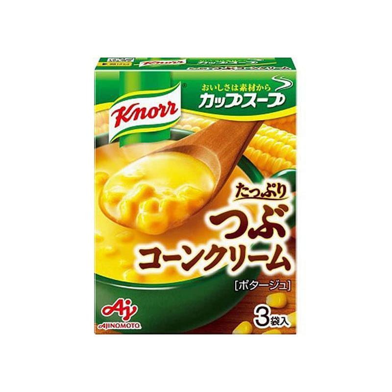 AJINOMOTO Instant Soup Thick Corn Cream Soup 3 pcs 1 each