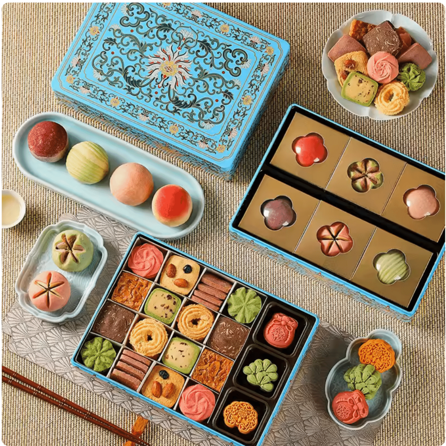 Chinese Palace | Tangyun Huacai 2 Layers Gift Box 780 그램