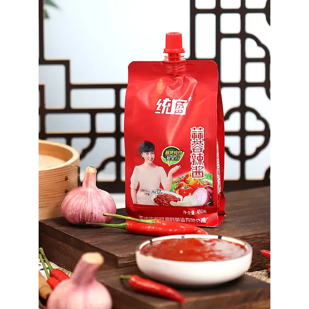 Tianjin Tongchu garlic Sauce 100g*1 bag 100 กรัม