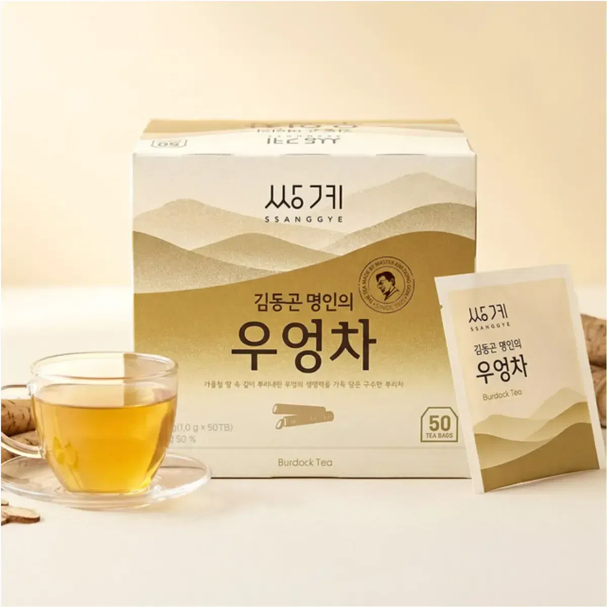 쌍계 김동곤 명인의 우엉차 50g (1g×50티백) 1 케이스