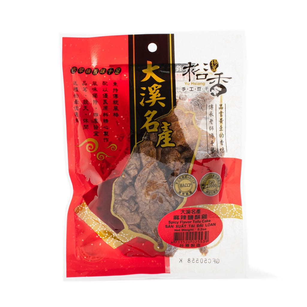 Yu Hsiang Dried Tofu Cakes, Spicy Flavor 150 g*24 pack