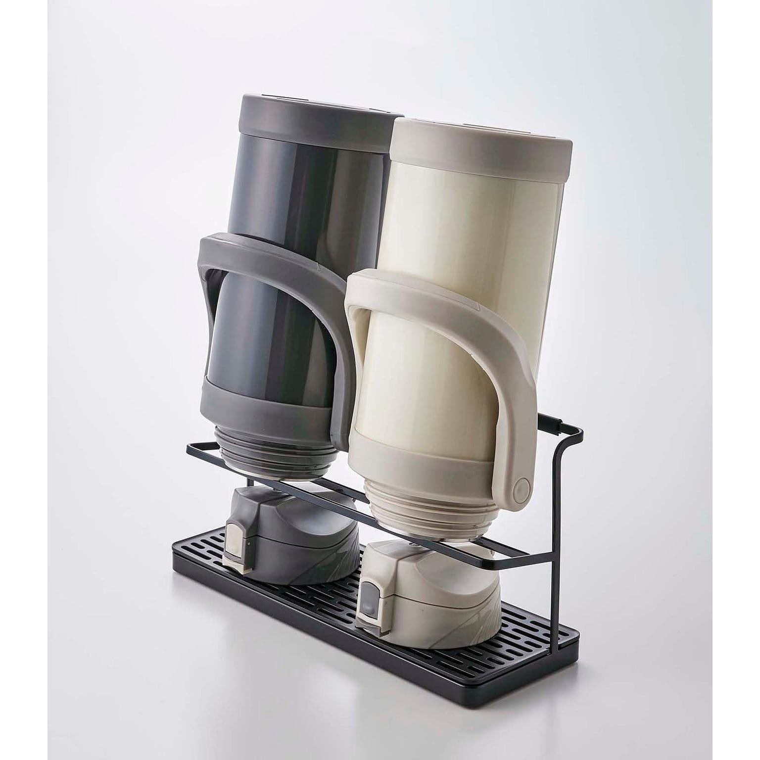 Countertop Bottle Drying Rack - Steel Black 1 each