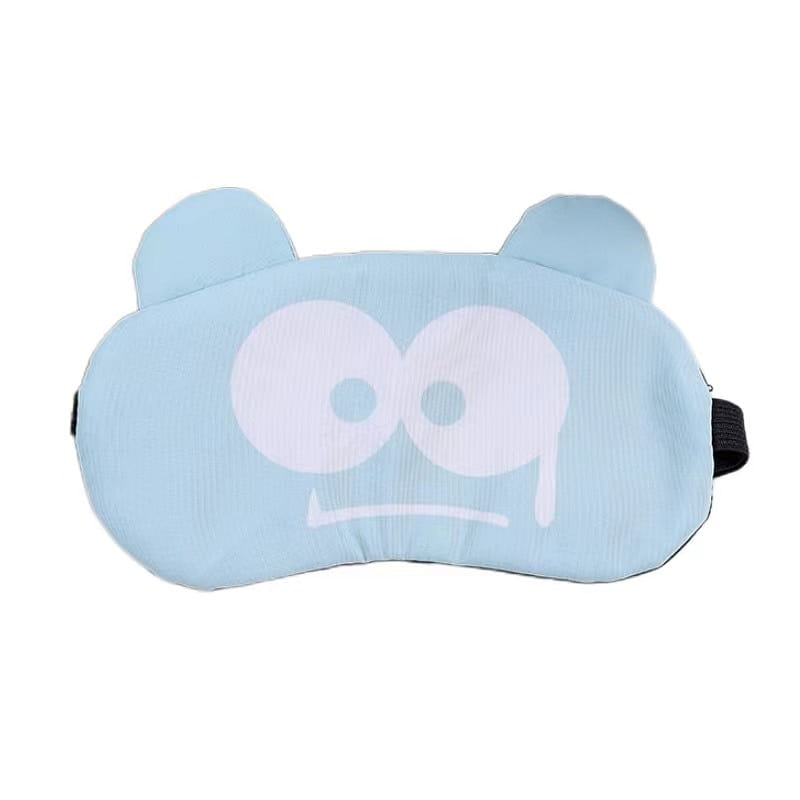 Cooling Eye Mask Breathe Freely Cute Cartoon Relieve Eye Fatigue Eye Mask-Blue 1 ส่วน