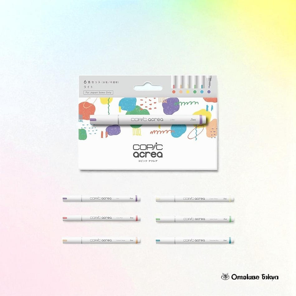 Copic Marker Set-6 Colors Light 150 g