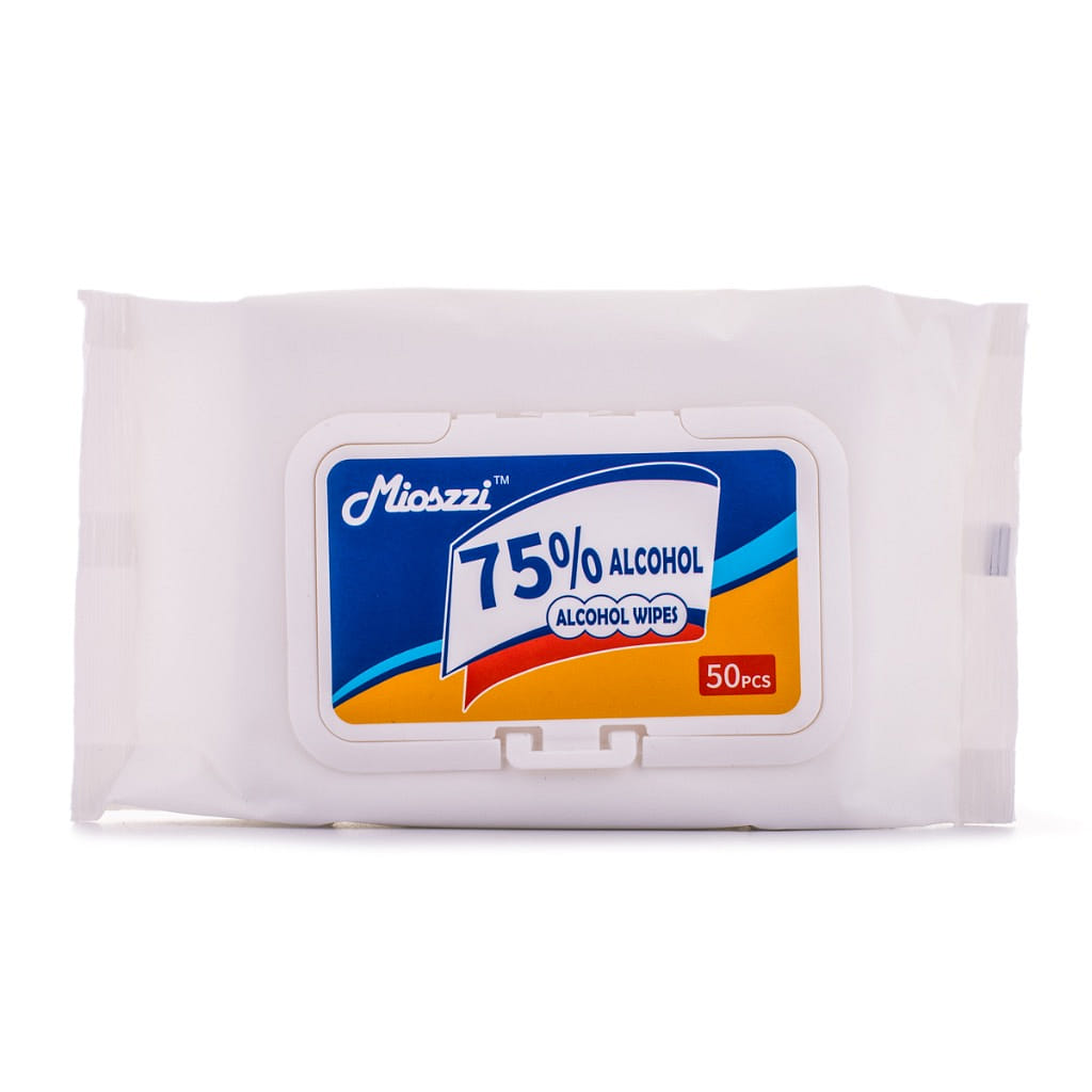Mioszzi Antibacterial Alcohol Wipes 75% 1 each