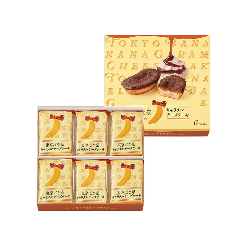 Tokyo Banana Caramel Cheesecake (6Pieces) 6 each