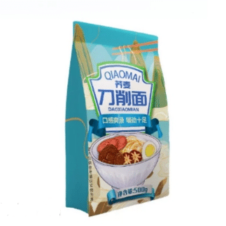 邹有才荞麦刀削面 0脂肪低脂饱腹 面条代餐 500 克