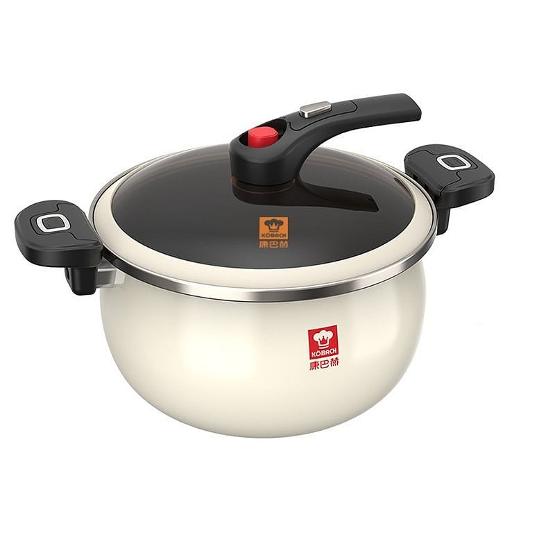 Pressure Cook Pot 6.5L White 1 phần