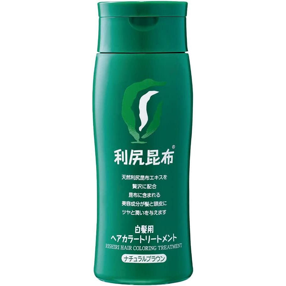 RISHIRI pure plant hair dye natural brown 200g 1 ส่วน