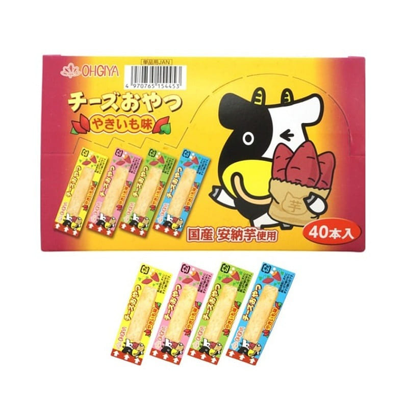 Fan house Ohgiya high calcium snack Cheese Cod cheese string sweet potato flavor 1 count