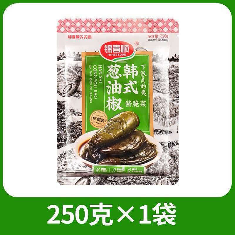 Jinxi Shun Korean-Style Scallion Oil Chili 250g 250 g