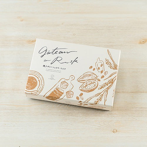 LA TERRE Tokyo Limited Baked Gateau Chocolate Rusk 8 pcs 1 each