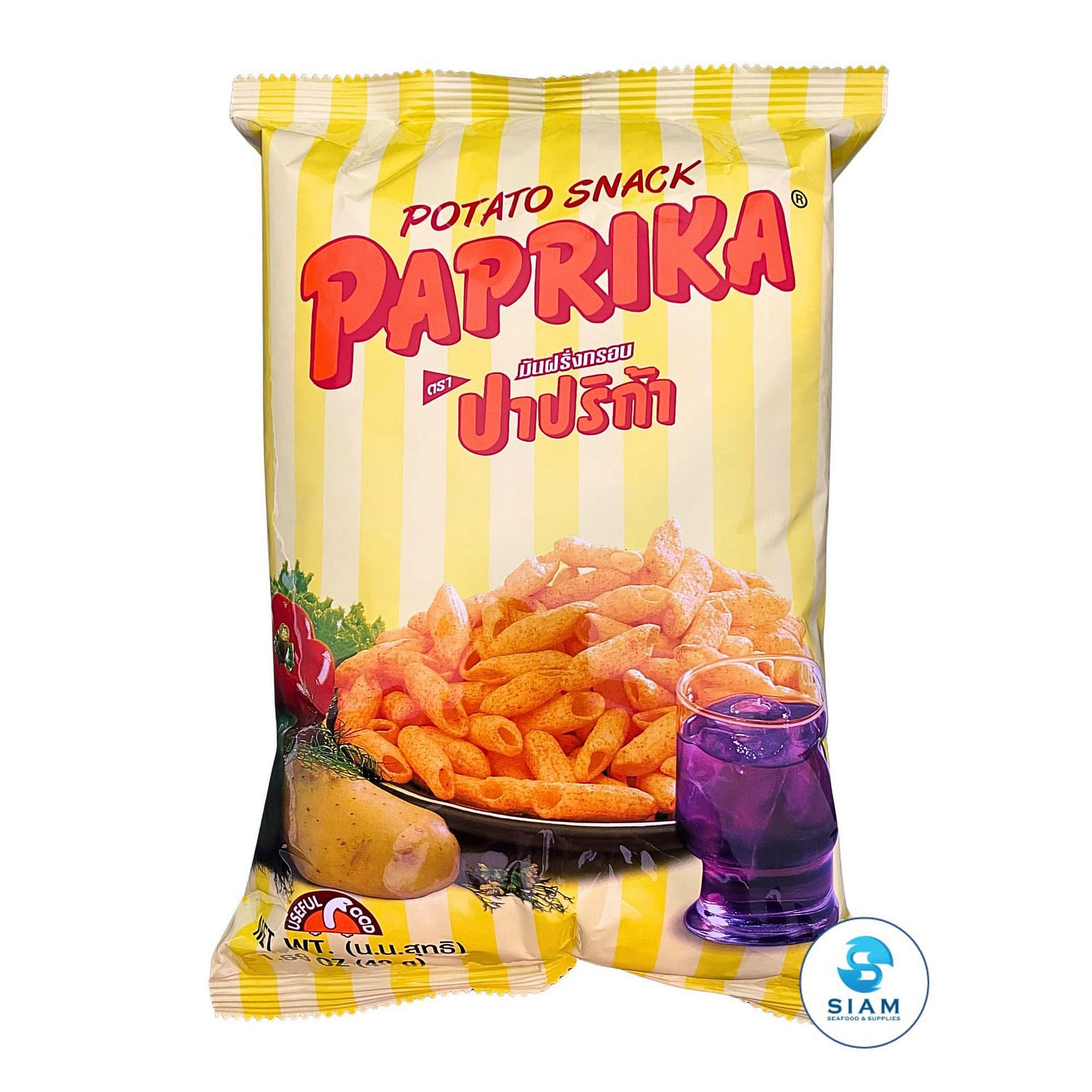 Paprika Potato Snack, Thai Snack 1.69 온스