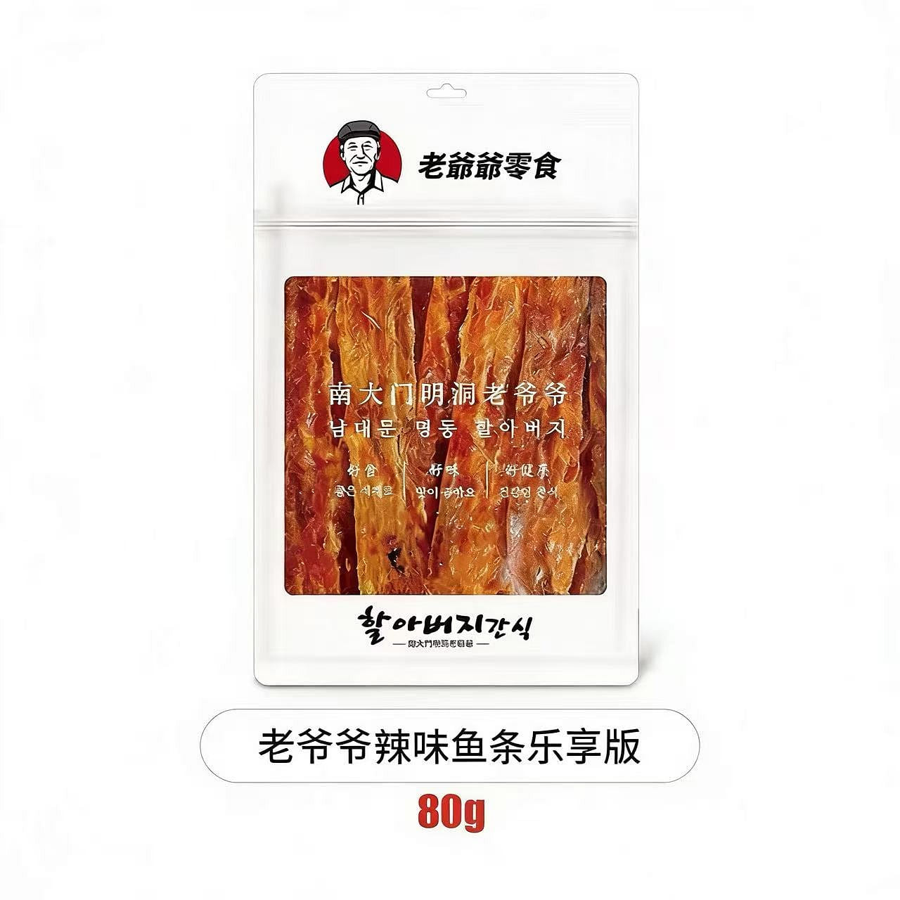 South Gate Myeongdong Grandpa Spicy Fish Strips80g 80 กรัม