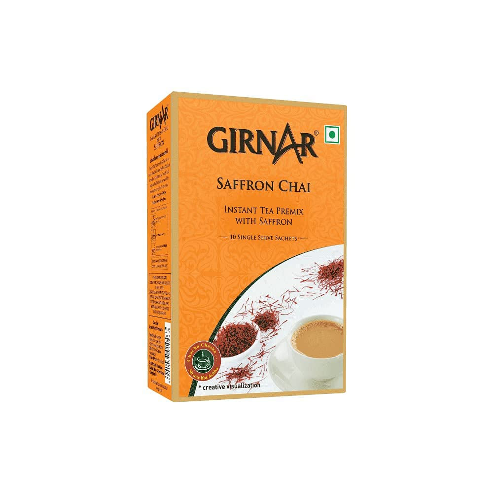 Girnar Saffron Tea Premix (10 Sachets) 1 개