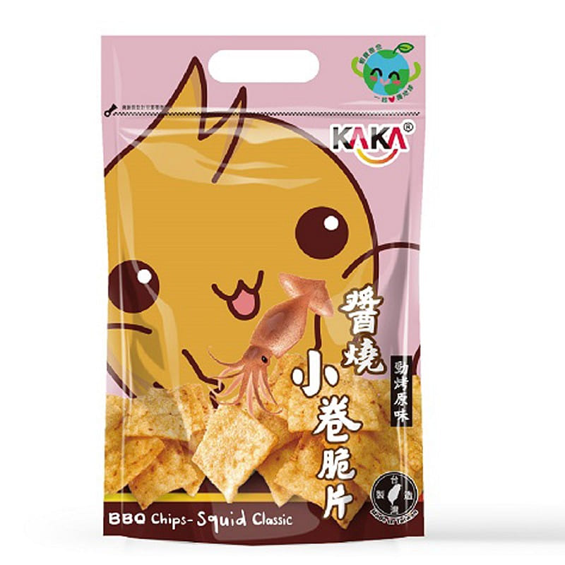 KAKA BBQ Chips-Squid Classic 80 그램