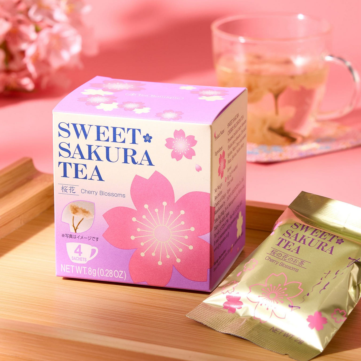 甜樱花茶(4个茶包) 25 克
